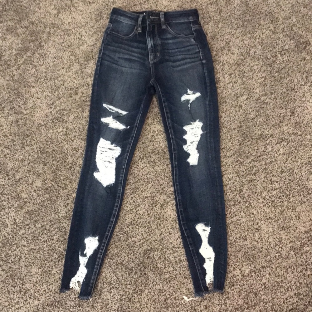 High rise American eagle jeans